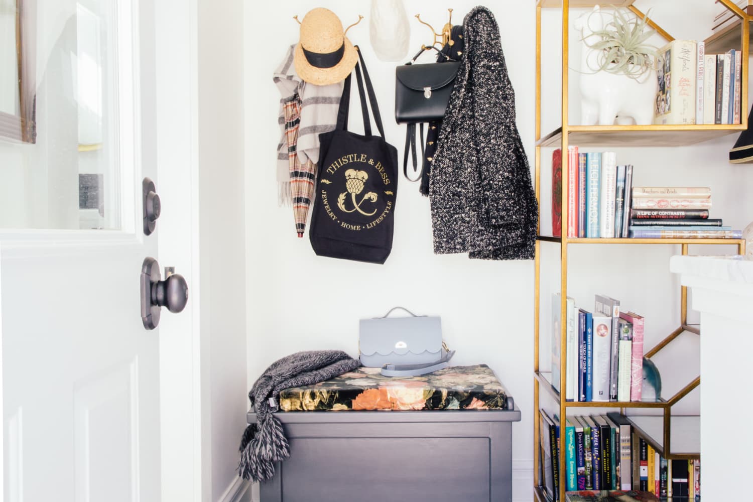 Practical Entryway Styling | Apartment Therapy - Wellness-Focused Apartment Entryway Design